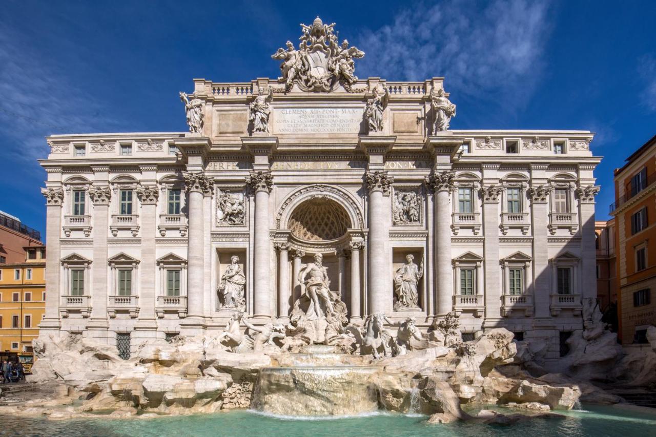 Trevi Ab Aeterno - Amazing View Of The Trevi Fountain Lägenhet Rom Exteriör bild